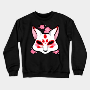 Cherry Blossom Kitsune Crewneck Sweatshirt